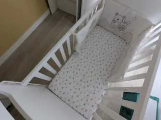 Cuna bebé + colchón Aerosleep