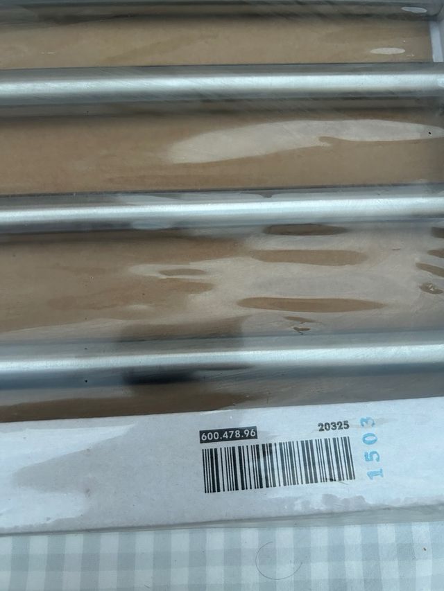 Toallero pared 4 barras metal