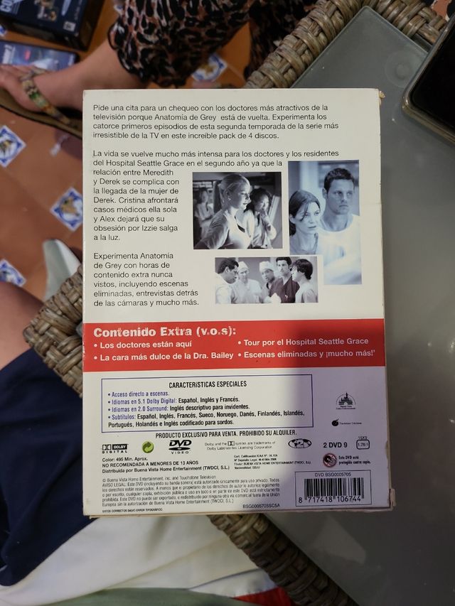 Anatomía de Grey - Temporada 2, 3 y 4 (DVD)