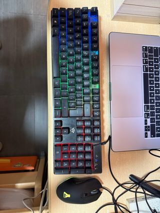 Kit gaming: teclado y ratón