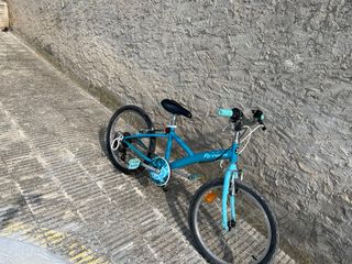 Bici B'Twin 120 niña, 20" azul