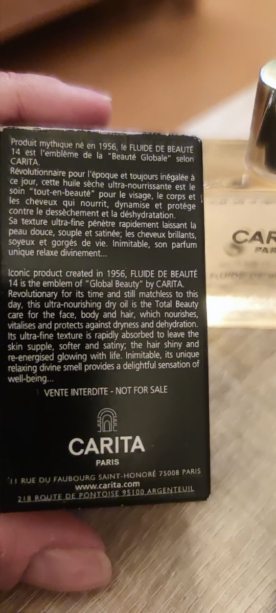 Aceite Carita Fluide de Beauté 14 - 25ml