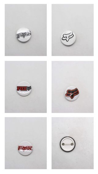 Lote de 5 Pins Red Bull, Monster, Fox (3 Modelos)|