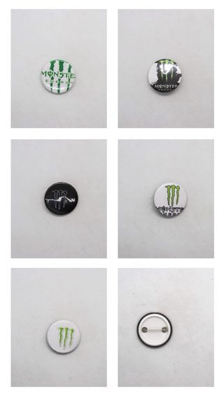 Lote de 5 Pins Red Bull, Monster, Fox (3 Modelos)|