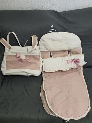 Conjunto bolso y saco sillita