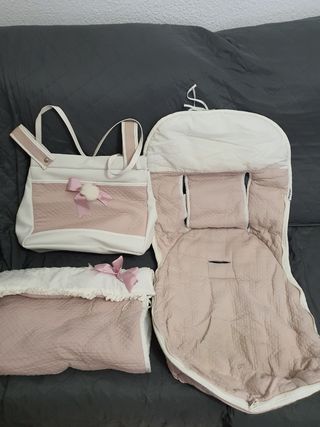 Conjunto bolso y saco sillita