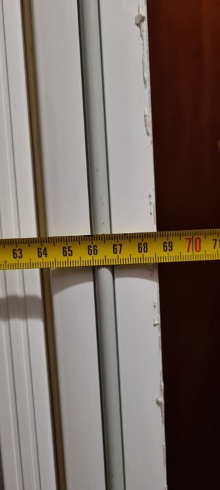 Puerta ducha blanca 69x185cm