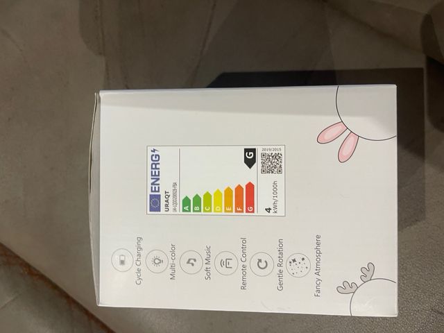 Lampara musical bebé - Conejo/Ciervo