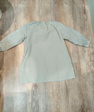 Bata cuadros niñ@ 3 años