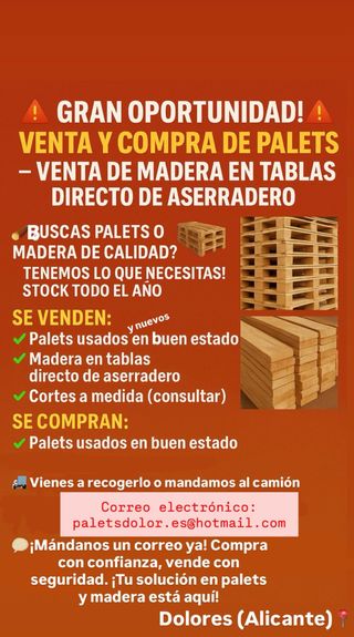 Palets y madera aserradero