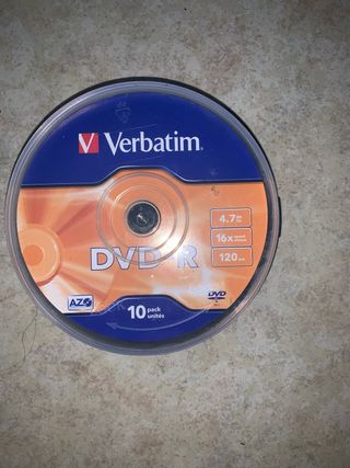 10 DVD-R Verbatim 4.7GB 16x
