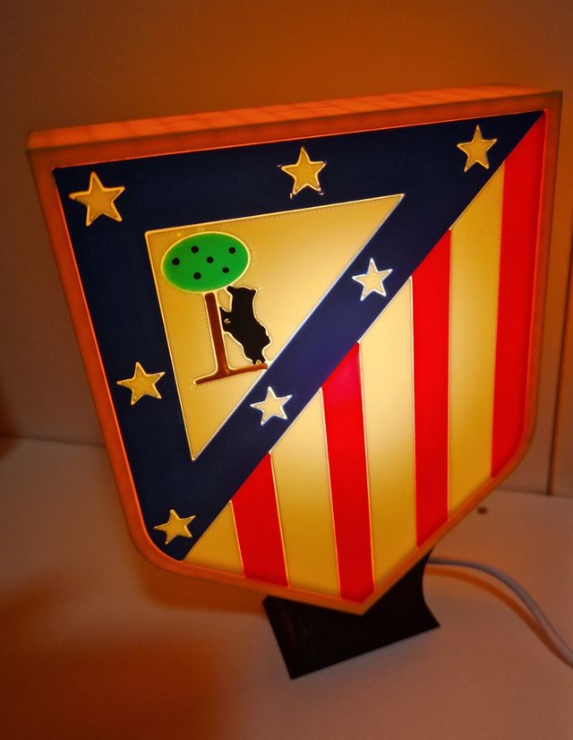 Lámpara Atlético de Madrid