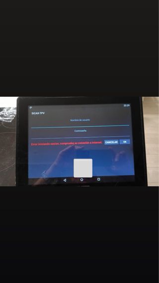 TPV táctil DROID: TPV. (valor: 1800€)