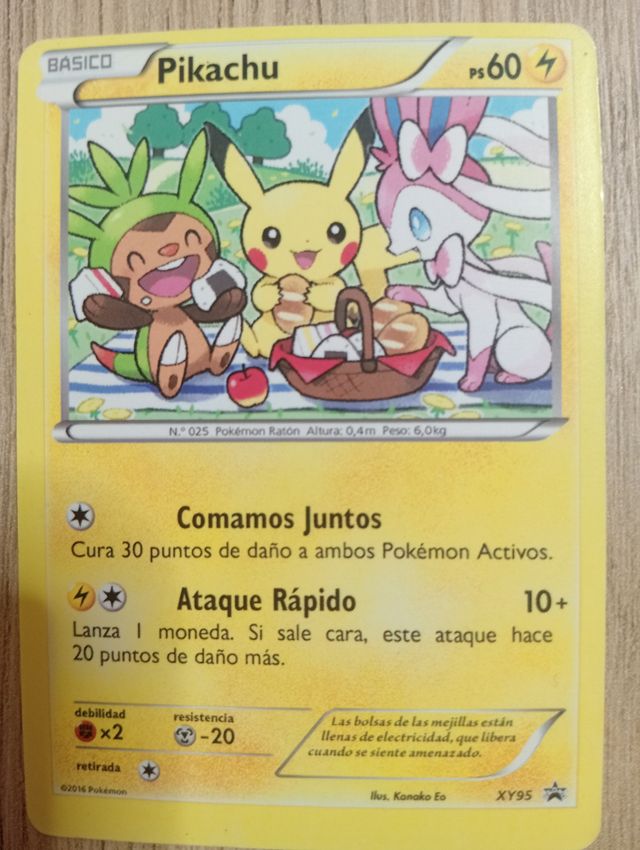 Pikachu XY95 - Carta Pokémon