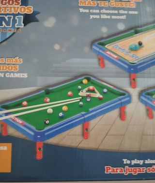 Juego de mesa 6 juegos deportivos en 1