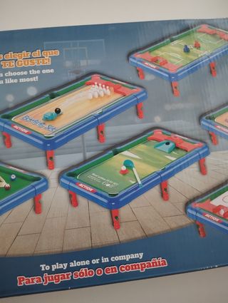 Juego de mesa 6 juegos deportivos en 1