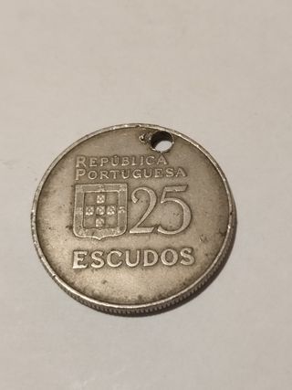 Moneda 25 Escudos Portugal