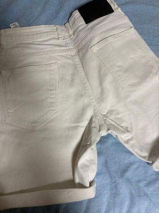 Shorts Zara blancos - M