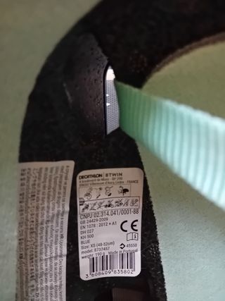 Casco bici Decathlon talla XS