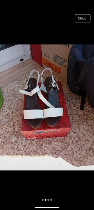 Sandali Le Sprizz bianchi n.37