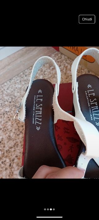 Sandali Le Sprizz bianchi n.37