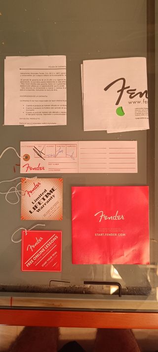 Guitarra Fender Stratocaster Player roja