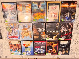 15 DVDs - Acción, Animación, etc