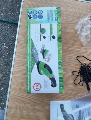 Tijera cortacesped y arreglasetos Florabest 2 en 1