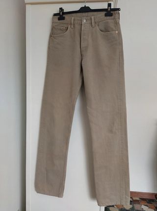 Levi's 501 Beige - Jeans Uomo