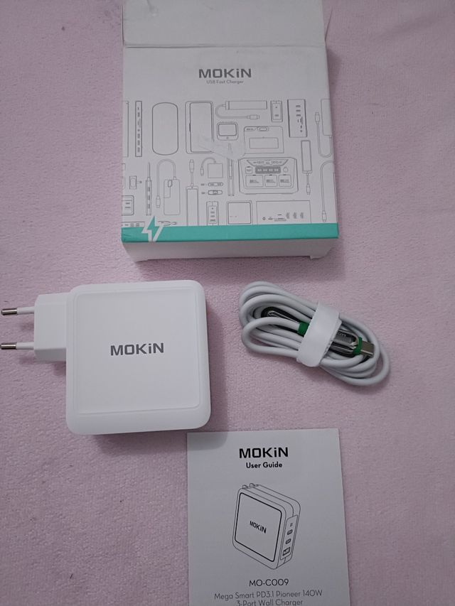 Cargador MOKIN 140W USB-C GaN
