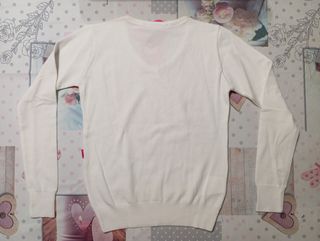 Maglioncino Cotone Bianco - Tg. 9-10 anni