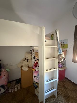 Litera blanca Ikea - cama nido