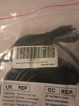 Cable USB Extensión 15m - Repetidor