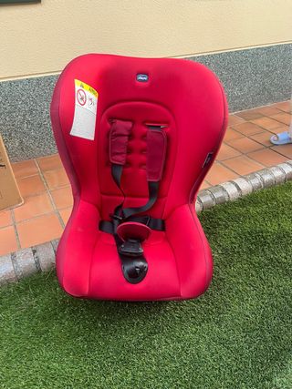 Silla coche bebé niño Chicco grupo 0+/1 roja
