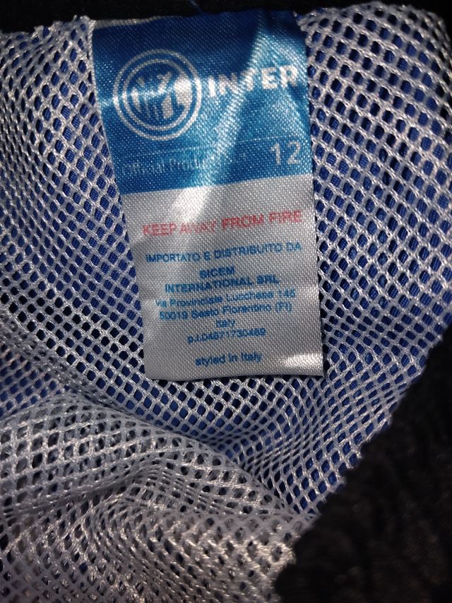 Costume da bagno bimbo Inter 12 anni