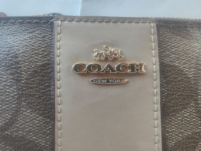 Pochette/portafoglio Coach New York in pelle