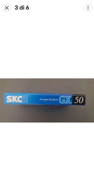 10 Cassette SKC GX 50 Slim Type I - Nuove
