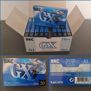 10 Cassette SKC GX 50 Slim Type I - Nuove