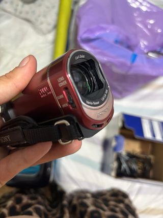 Sony Handycam Videocámara roja