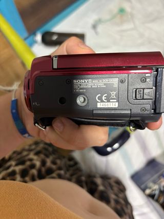 Sony Handycam Videocámara roja