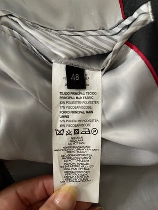 Americana gris talla M (48)