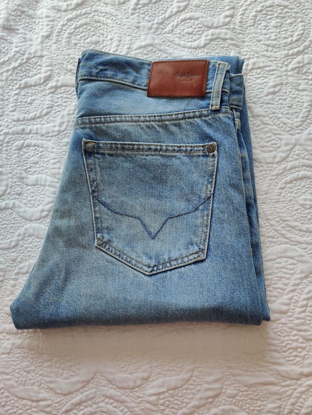 Vaqueros hombre Pepe Jeans azul  relaxed Byron 