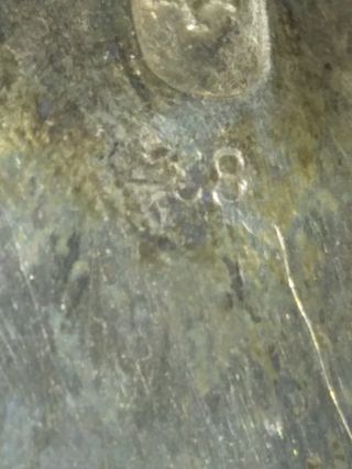 Antigua figura perro plata