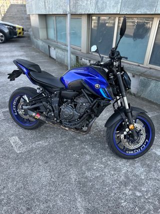 Yamaha MT-07 Azul