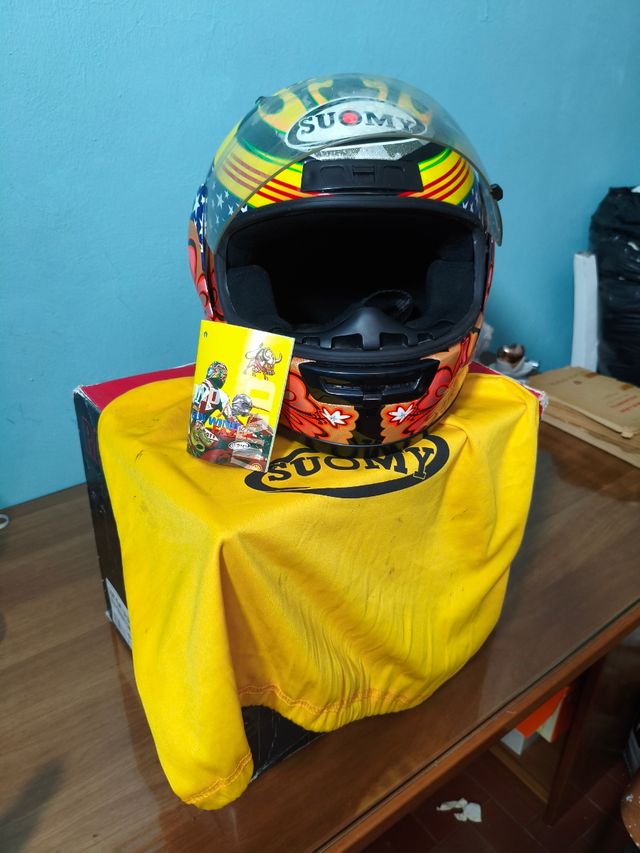 Casco moto Suomy vintage