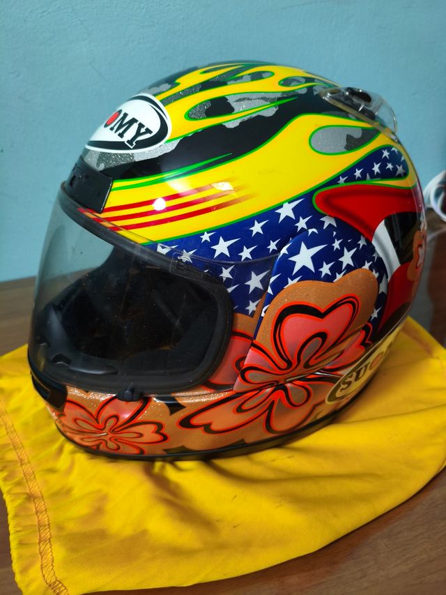 Casco moto Suomy vintage