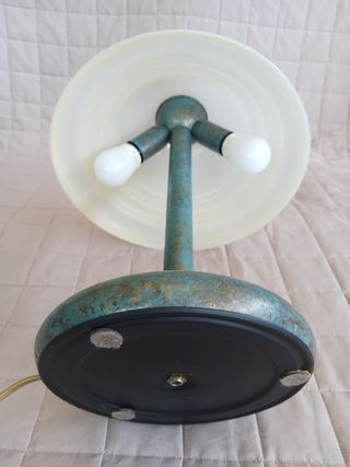 Lampada Art Deco - metallo verde