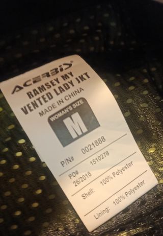 Chaqueta moto Acerbis mujer, verano