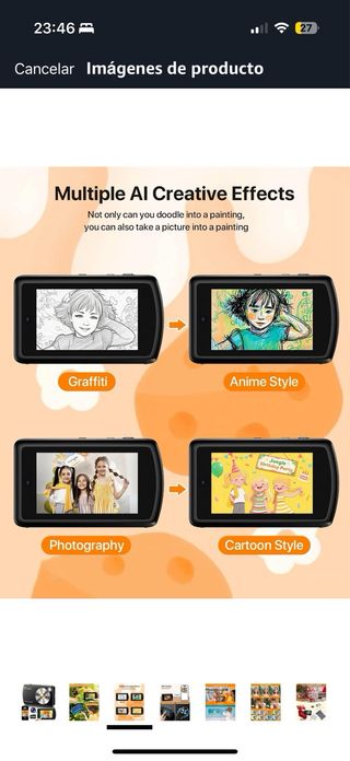 Cámara digital AI 32GB — NUEVO