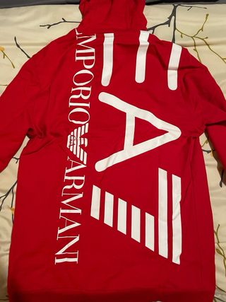 Sudadera Emporio Armani roja - Talla M
